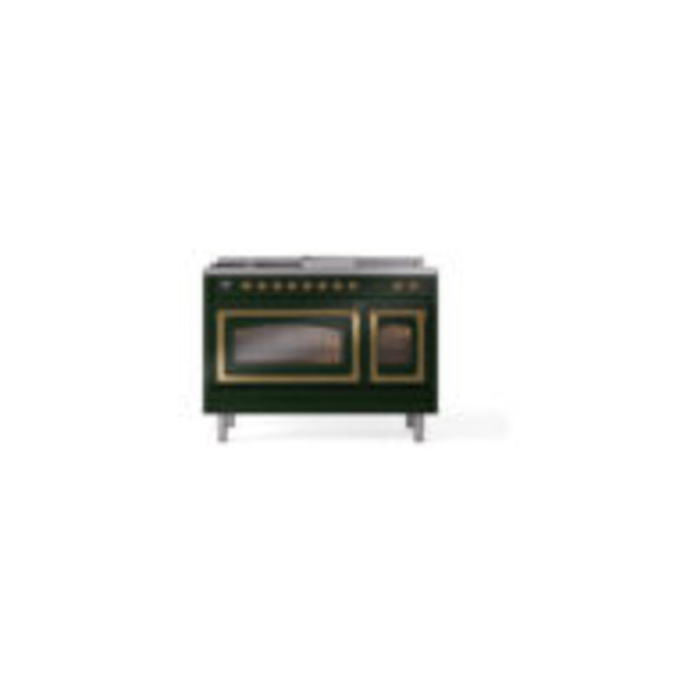 ILVE_UN48FSNMPEGGLP_Nostalgie_II_48"_Dual_Fuel_Range_front_view