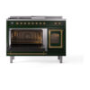 ILVE_UN48FSNMPEGG_Nostalgie_II_48"_Dual_Fuel_Range_main_oven_door_opened