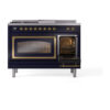 ILVE_UN48FSNMPMBG_Nostalgie_II_48"_Dual_Fuel_Range_side_oven_door_opened