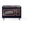ILVE_UN48FSNMPMBP_Nostalgie_II_48"_Dual_Fuel_Range_front_view