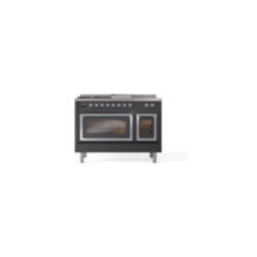 ILVE_UN48FSNMPMGCLP_Nostalgie_II_48"_Dual_Fuel_Range_front_view
