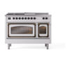 ILVE_UN48FSNMPRAB_Nostalgie_II_48"_Dual_Fuel_Range_front_view