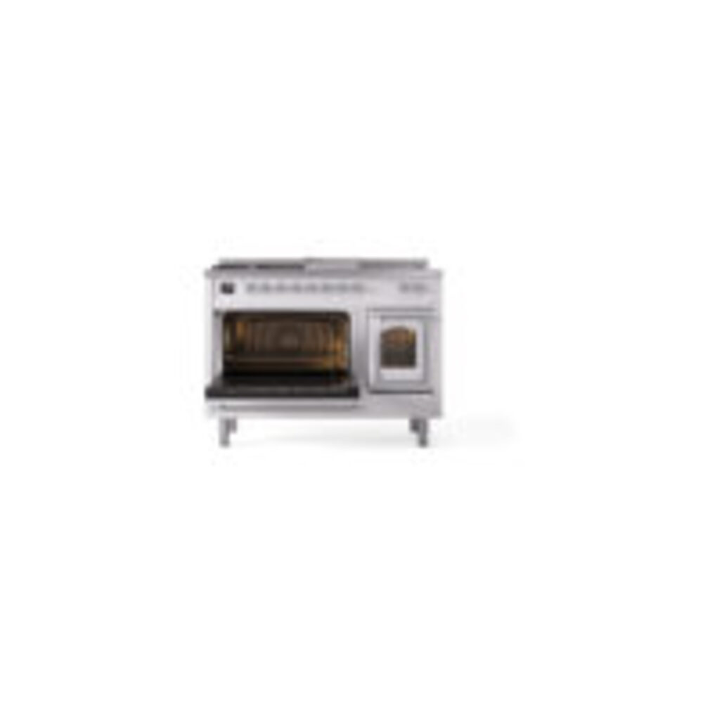 ILVE_UN48FSNMPRACLP_Nostalgie_II_48"_Dual_Fuel_Range_main_oven_door_opened