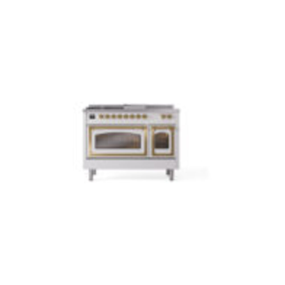 ILVE_UN48FSNMPRAGLP_Nostalgie_II_48"_Dual_Fuel_Range_front_view