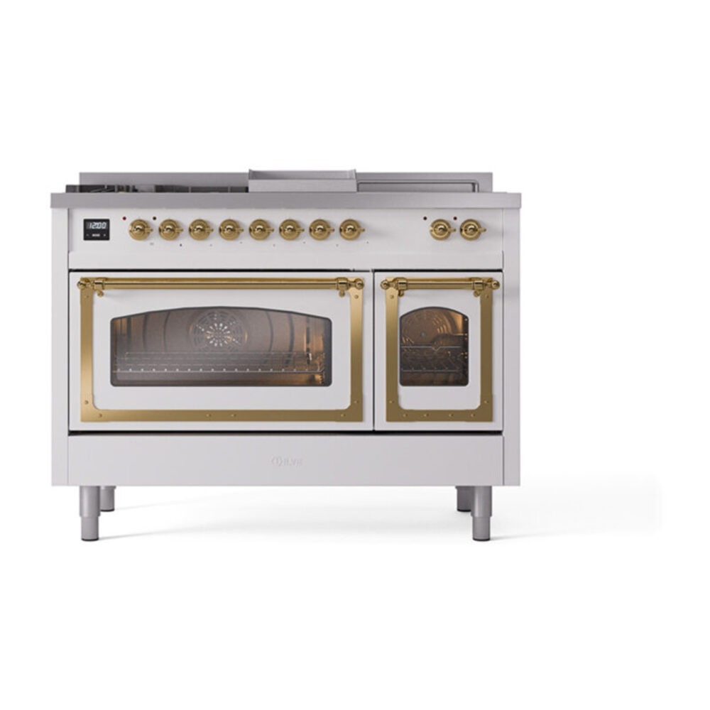ILVE_UN48FSNMPRAG_Nostalgie_II_48"_Dual_Fuel_Range_front_view