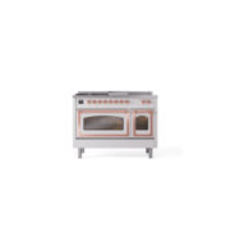 ILVE_UN48FSNMPRAPLP_Nostalgie_II_48"_Dual_Fuel_Range_front_view