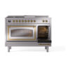 ILVE_UN48FSNMPSSG_Nostalgie_II_48"_Dual_Fuel_Range_side_oven_door_opened