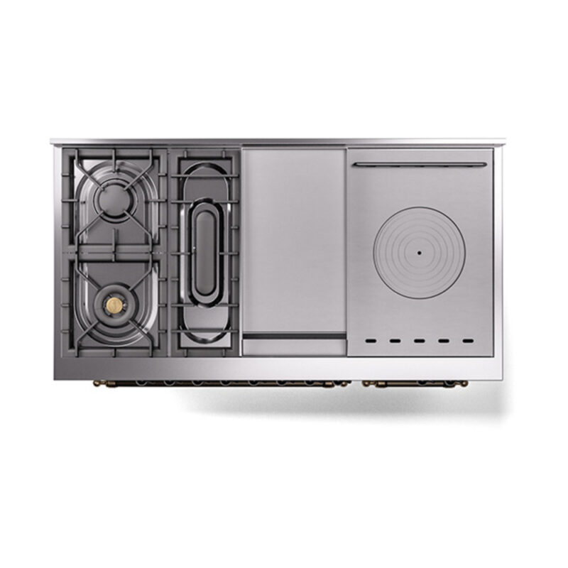 ILVE_UN48FSNMPWHBLP_Nostalgie_II_48"_Dual_Fuel_Range_top_view
