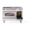 ILVE_UN48FSNMPWHP_Nostalgie_II_48"_Dual_Fuel_Range_side_oven_door_opened