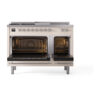 ILVE_UN48FSQNMPAWCLP_Nostalgie_II_48"_Dual_Fuel_Range_oven_door_opened