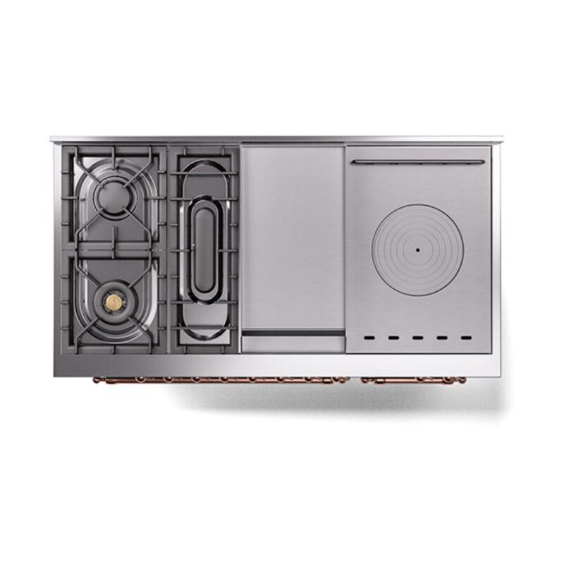 ILVE_UN48FSQNMPBKPLP_Nostalgie_II_48"_Dual_Fuel_Range_top_view