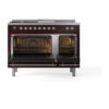 ILVE_UN48FSQNMPBUC_Nostalgie_II_48"_Dual_Fuel_Range_oven_door_opened