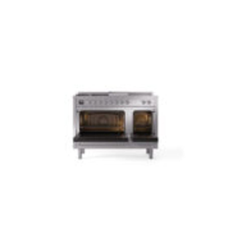 ILVE_UN48FSQNMPSSC_Nostalgie_II_48"_Dual_Fuel_Range_oven_door_opened