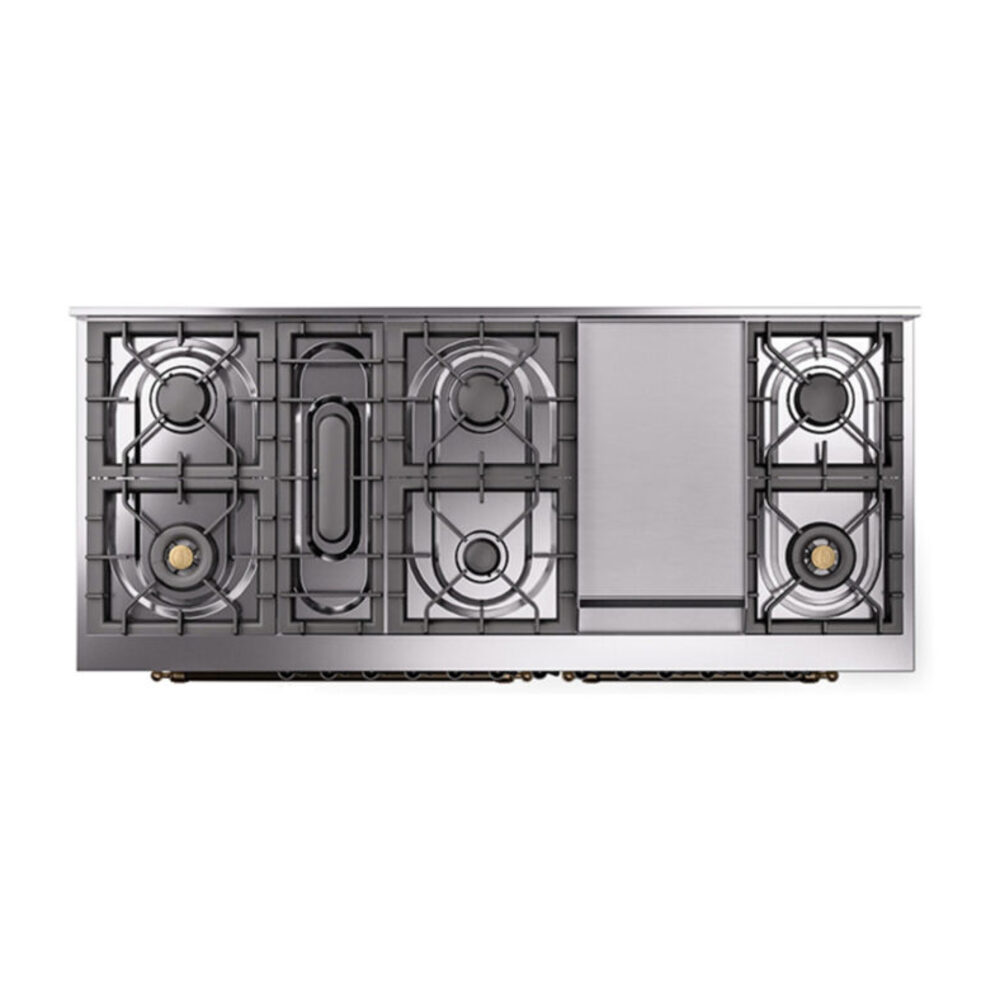 ILVE_UN60FNMPAWBLP_Nostalgie_II_60"_Dual_Fuel_Range_top_view