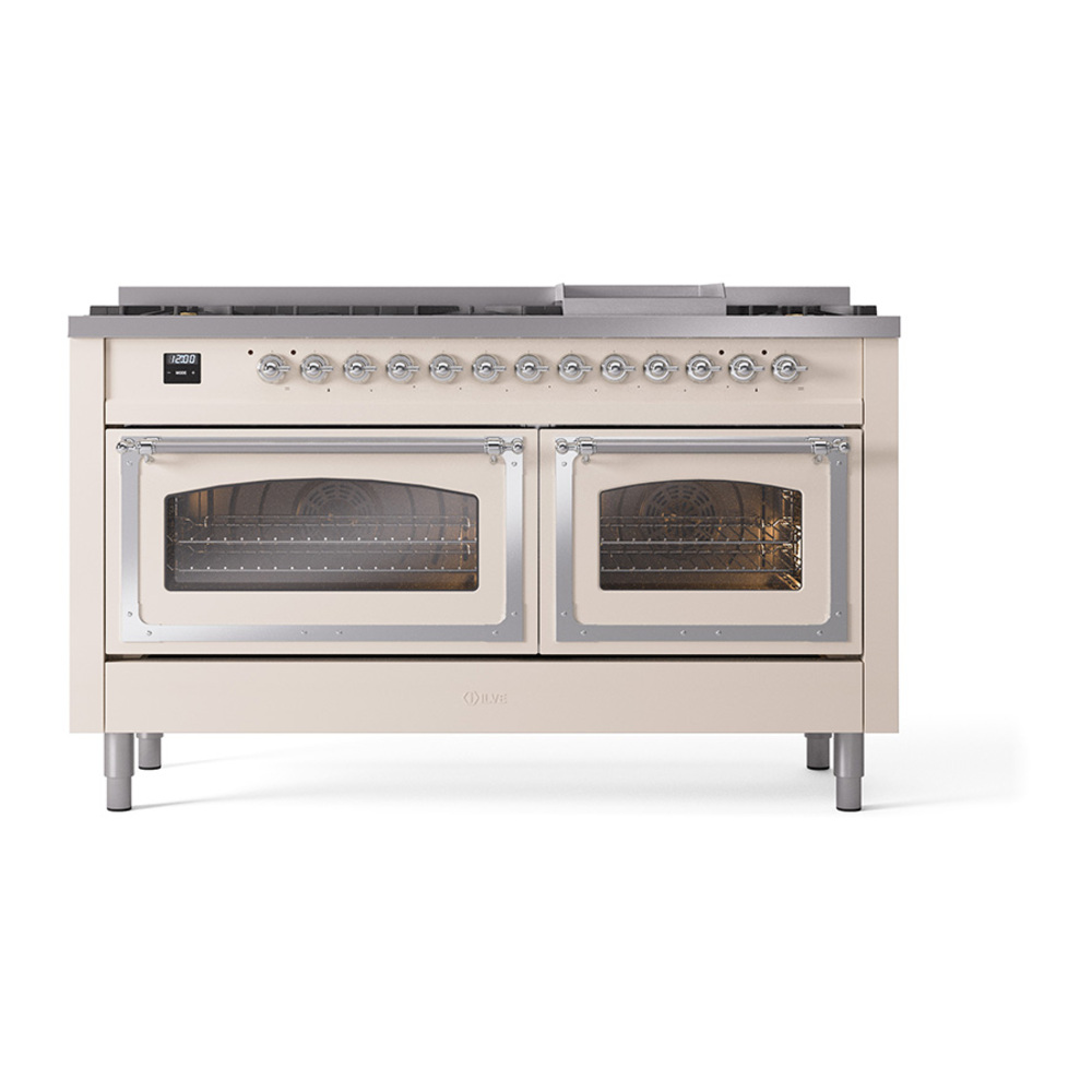 ILVE_UN60FNMPAWCLP_Nostalgie_II_60"_Dual_Fuel_Range_front_view