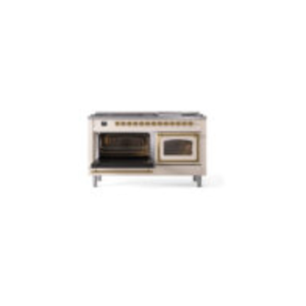 ILVE_UN60FNMPAWGLP_Nostalgie_II_60"_Dual_Fuel_Range_main_oven_door_opened