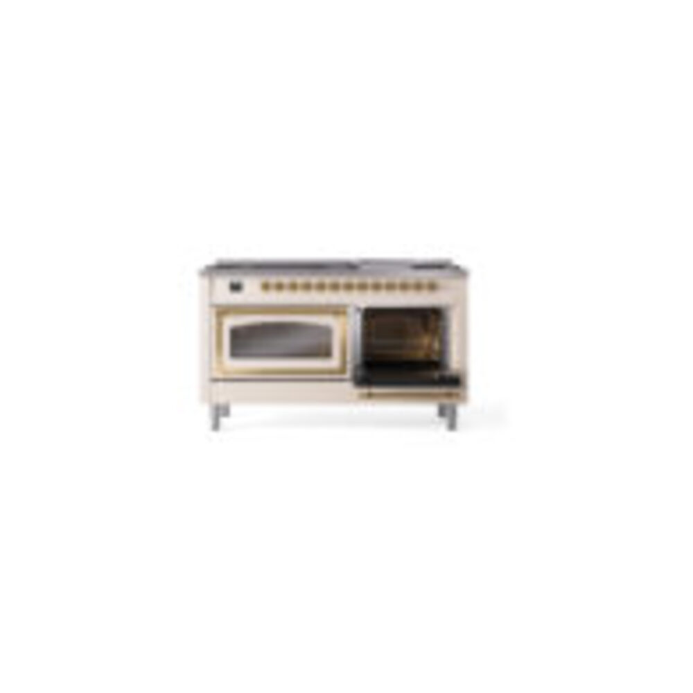 ILVE_UN60FNMPAWGLP_Nostalgie_II_60"_Dual_Fuel_Range_side_oven_door_opened