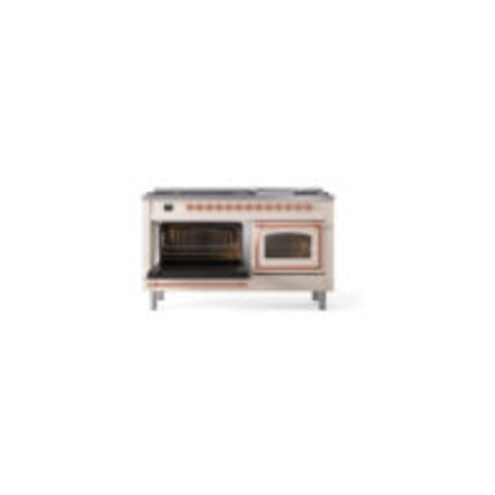 ILVE_UN60FNMPAWP_Nostalgie_II_60"_Dual_Fuel_Range_main_oven_door_opened