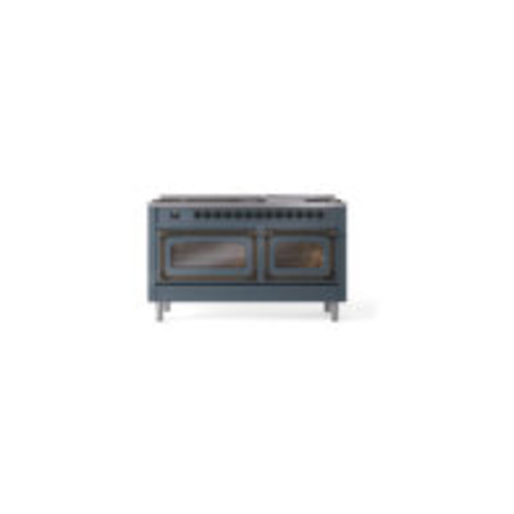 ILVE_UN60FNMPBGB_Nostalgie_II_60"_Dual_Fuel_Range_front_view