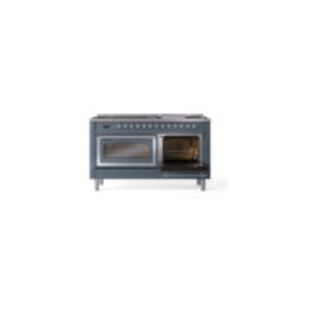 ILVE_UN60FNMPBGCLP_Nostalgie_II_60"_Dual_Fuel_Range_side_oven_door_opened