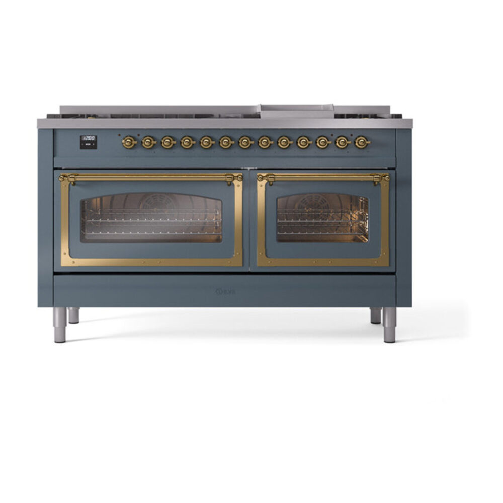 ILVE_UN60FNMPBGG_Nostalgie_II_60"_Dual_Fuel_Range_front_view