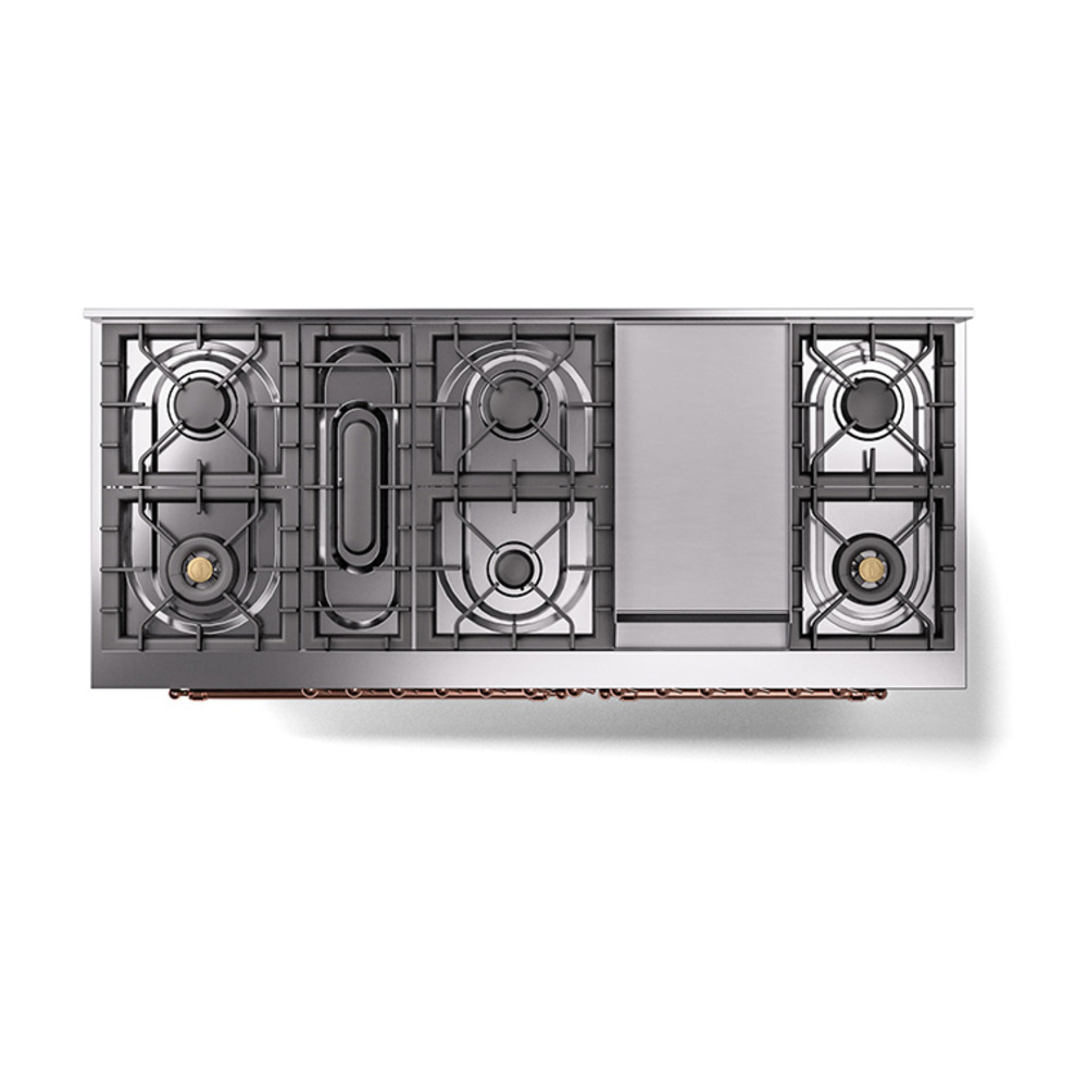 ILVE_UN60FNMPBGP_Nostalgie_II_60"_Dual_Fuel_Range_top_view
