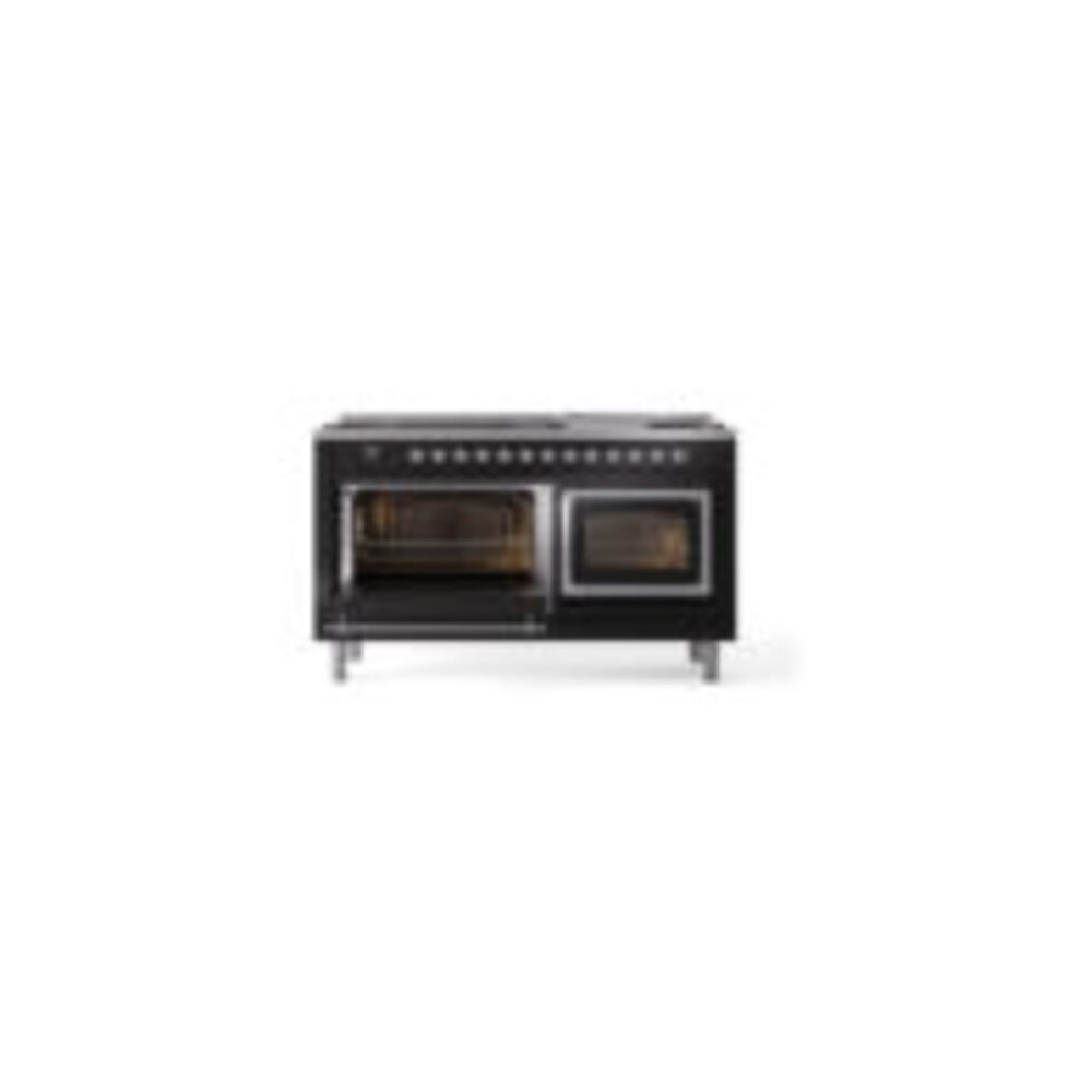 ILVE_UN60FNMPBKC_Nostalgie_II_60"_Dual_Fuel_Range_main_oven_door_opened