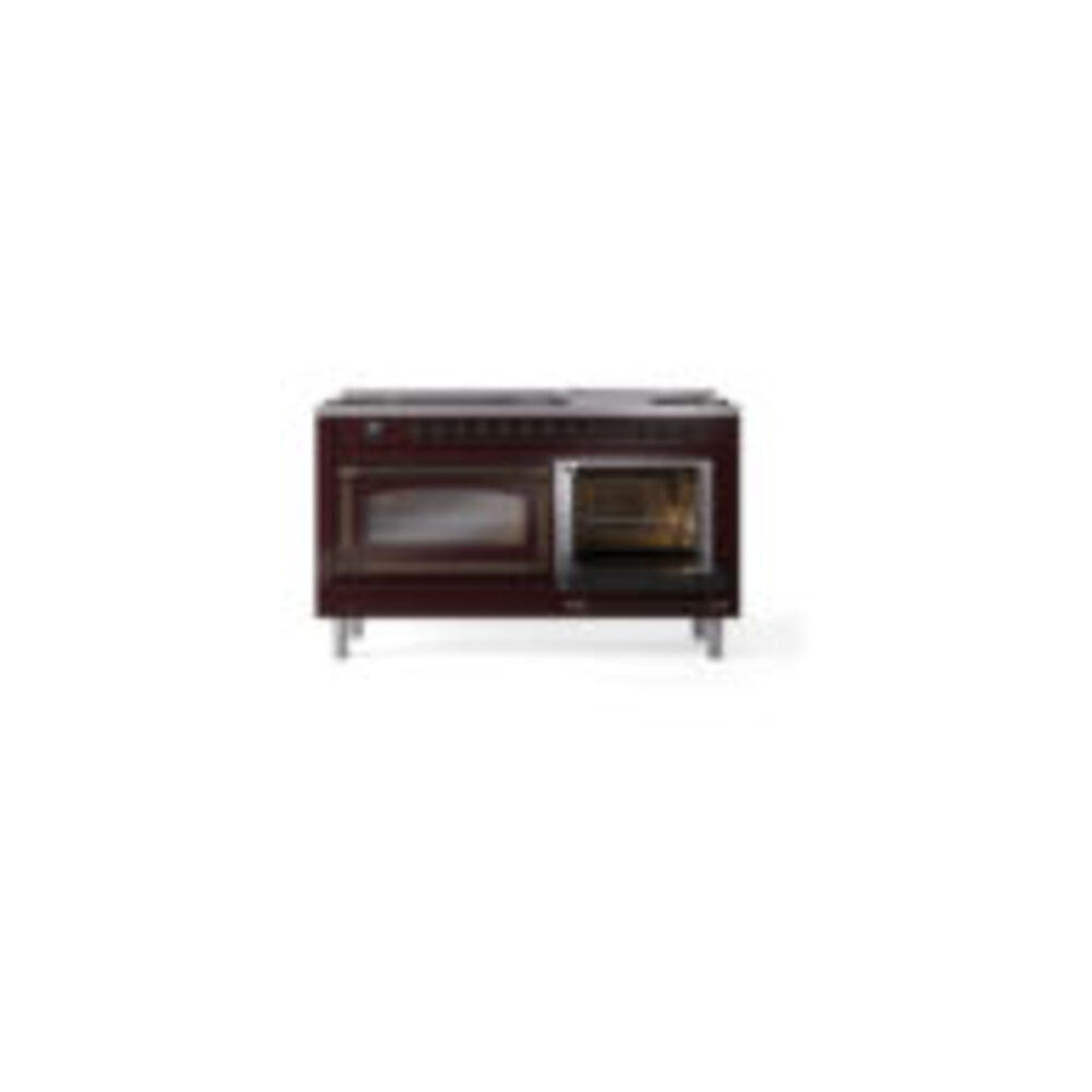 ILVE_UN60FNMPBUBLP_Nostalgie_II_60"_Dual_Fuel_Range_side_oven_door_opened