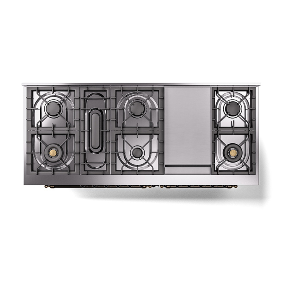 ILVE_UN60FNMPBUB_Nostalgie_II_60"_Dual_Fuel_Range_top_view