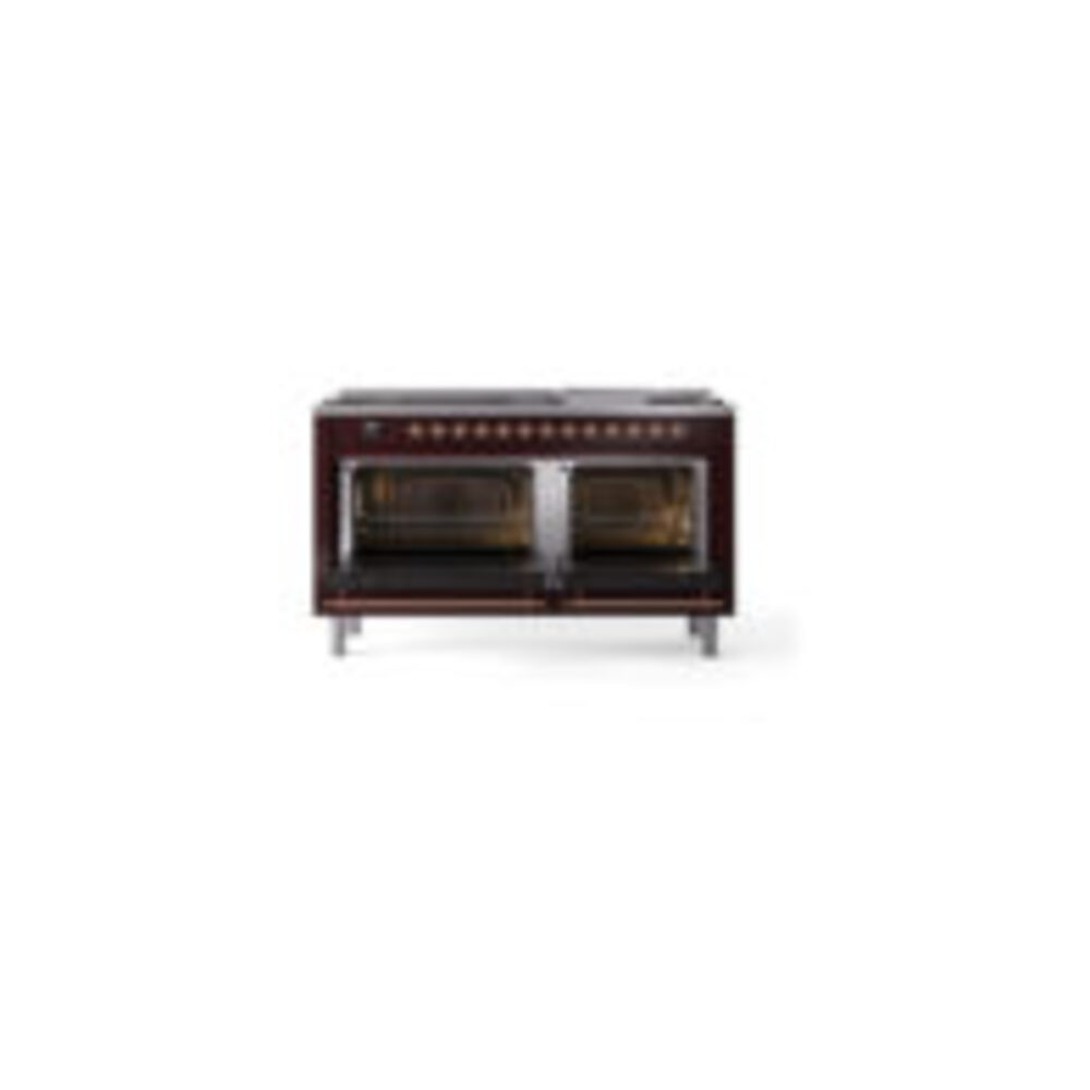 ILVE_UN60FNMPBUPLP_Nostalgie_II_60"_Dual_Fuel_Range_oven_door_opened