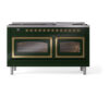 ILVE_UN60FNMPEGGLP_Nostalgie_II_60"_Dual_Fuel_Range_front_view