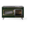 ILVE_UN60FNMPEGGLP_Nostalgie_II_60"_Dual_Fuel_Range_side_oven_door_opened