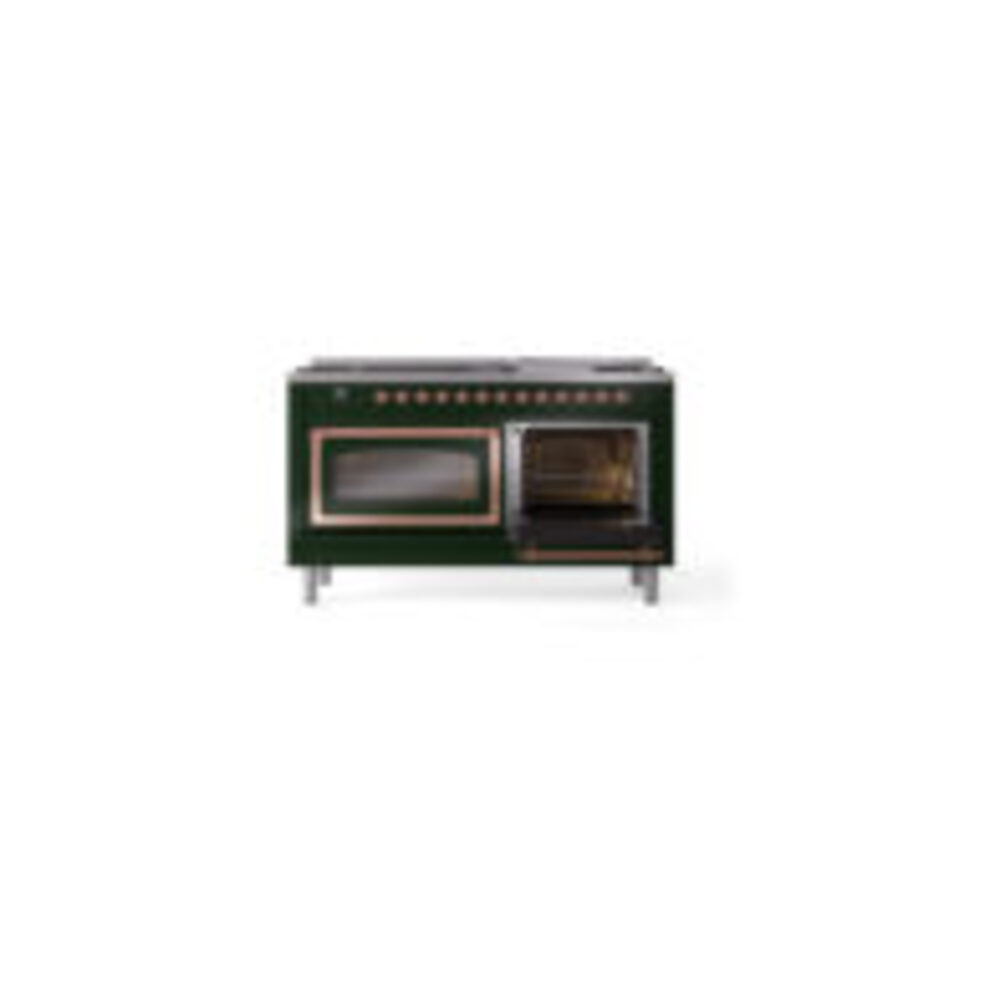 ILVE_UN60FNMPEGPLP_Nostalgie_II_60"_Dual_Fuel_Range_side_oven_door_opened