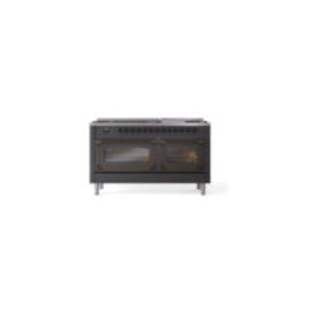 ILVE_UN60FNMPMGB_Nostalgie_II_60"_Dual_Fuel_Range_front_view