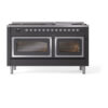 ILVE_UN60FNMPMGCLP_Nostalgie_II_60"_Dual_Fuel_Range_front_view
