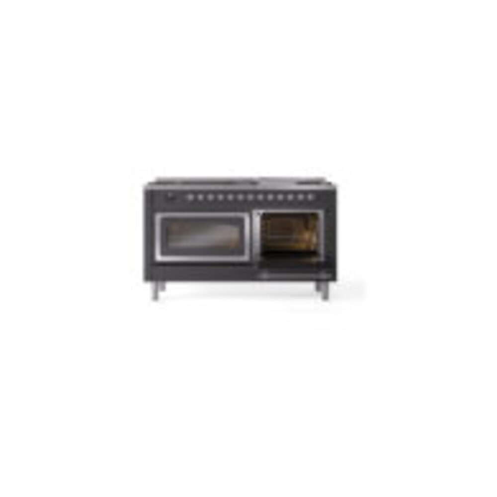 ILVE_UN60FNMPMGC_Nostalgie_II_60"_Dual_Fuel_Range_side_oven_door_opened