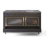 ILVE_UN60FNMPMGGLP_Nostalgie_II_60"_Dual_Fuel_Range_drawer_opened