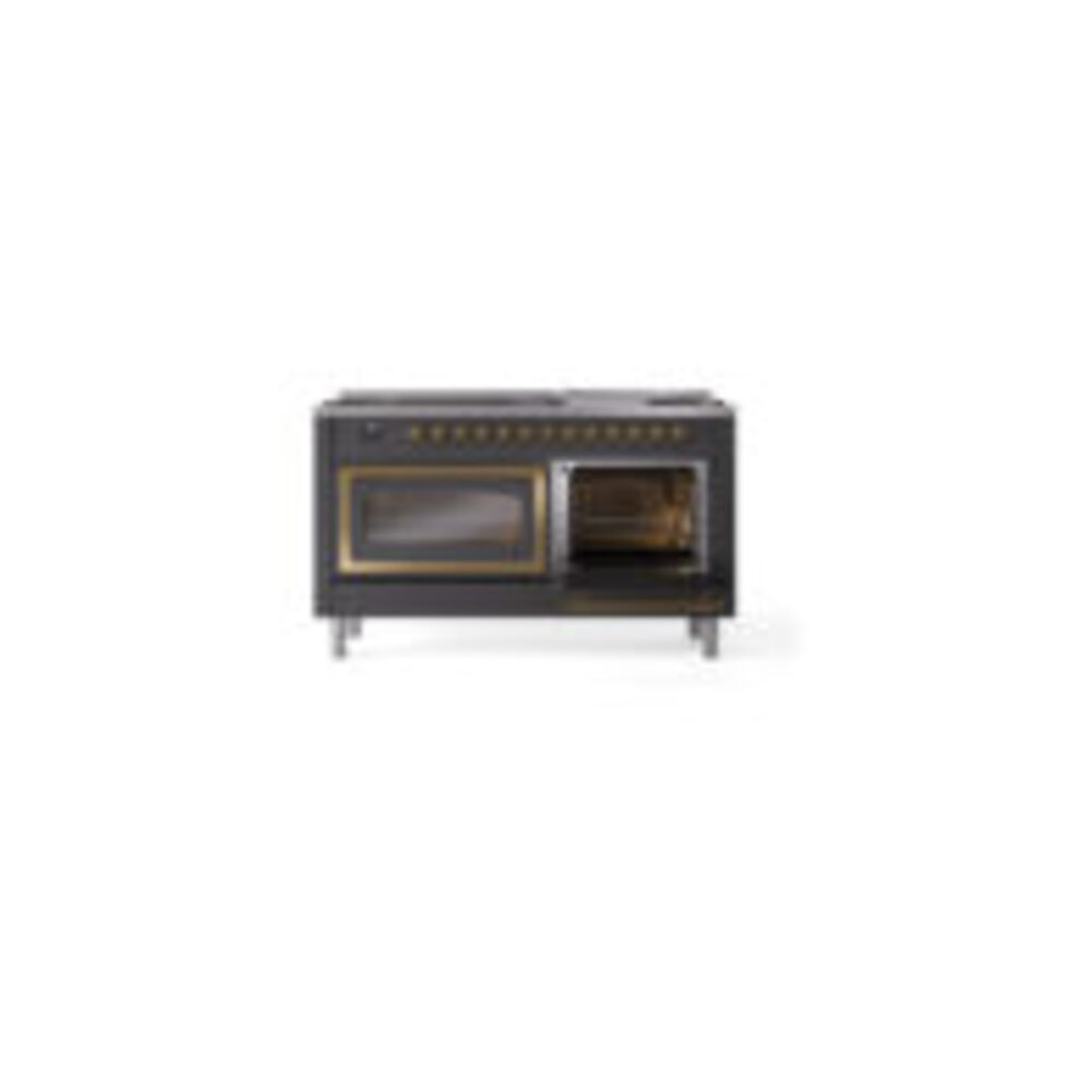 ILVE_UN60FNMPMGG_Nostalgie_II_60"_Dual_Fuel_Range_side_oven_door_opened