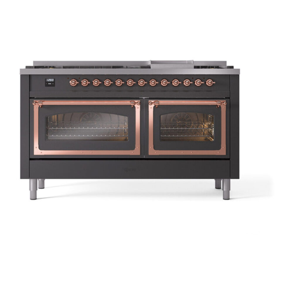 ILVE_UN60FNMPMGPLP_Nostalgie_II_60"_Dual_Fuel_Range_front_view
