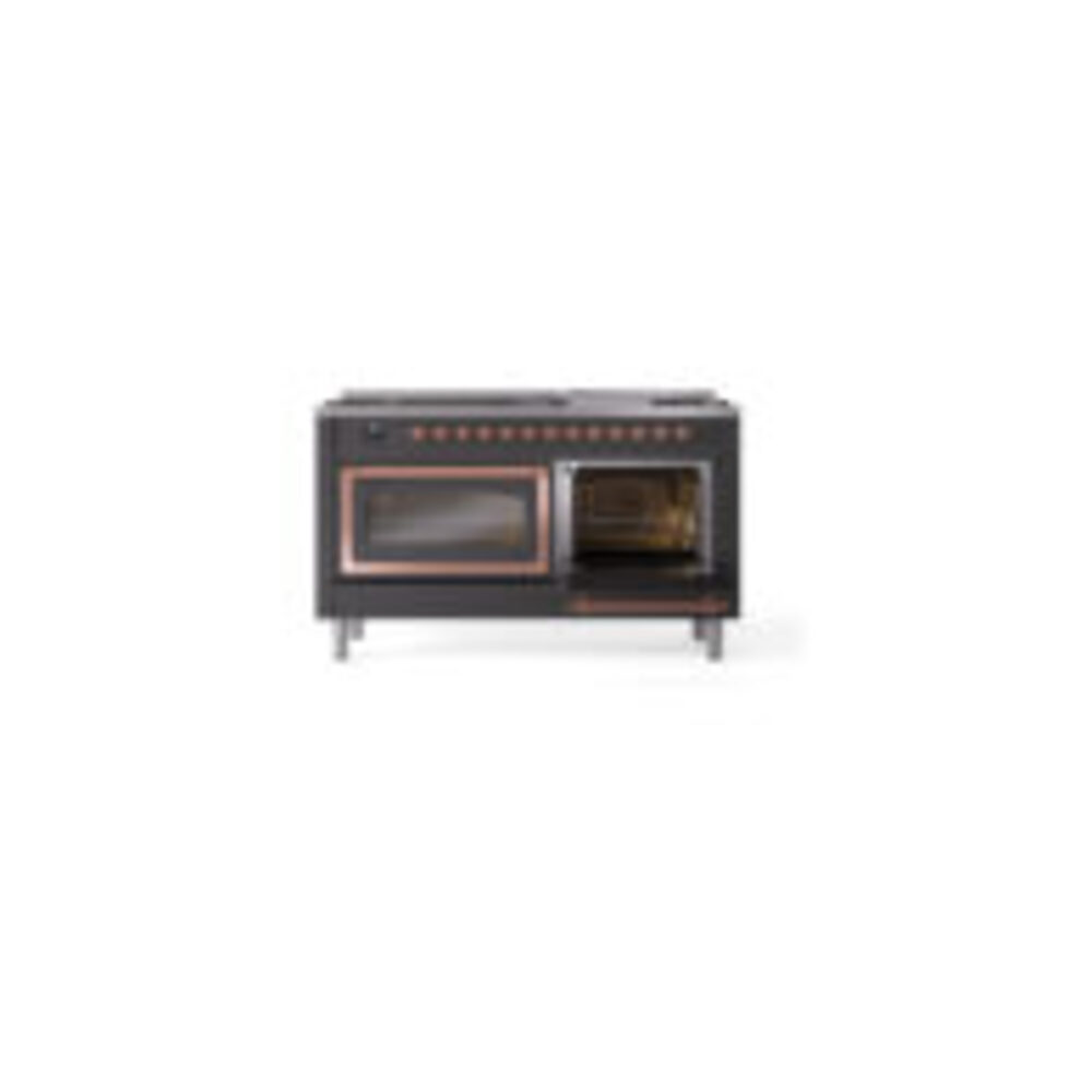 ILVE_UN60FNMPMGPLP_Nostalgie_II_60"_Dual_Fuel_Range_side_oven_door_opened