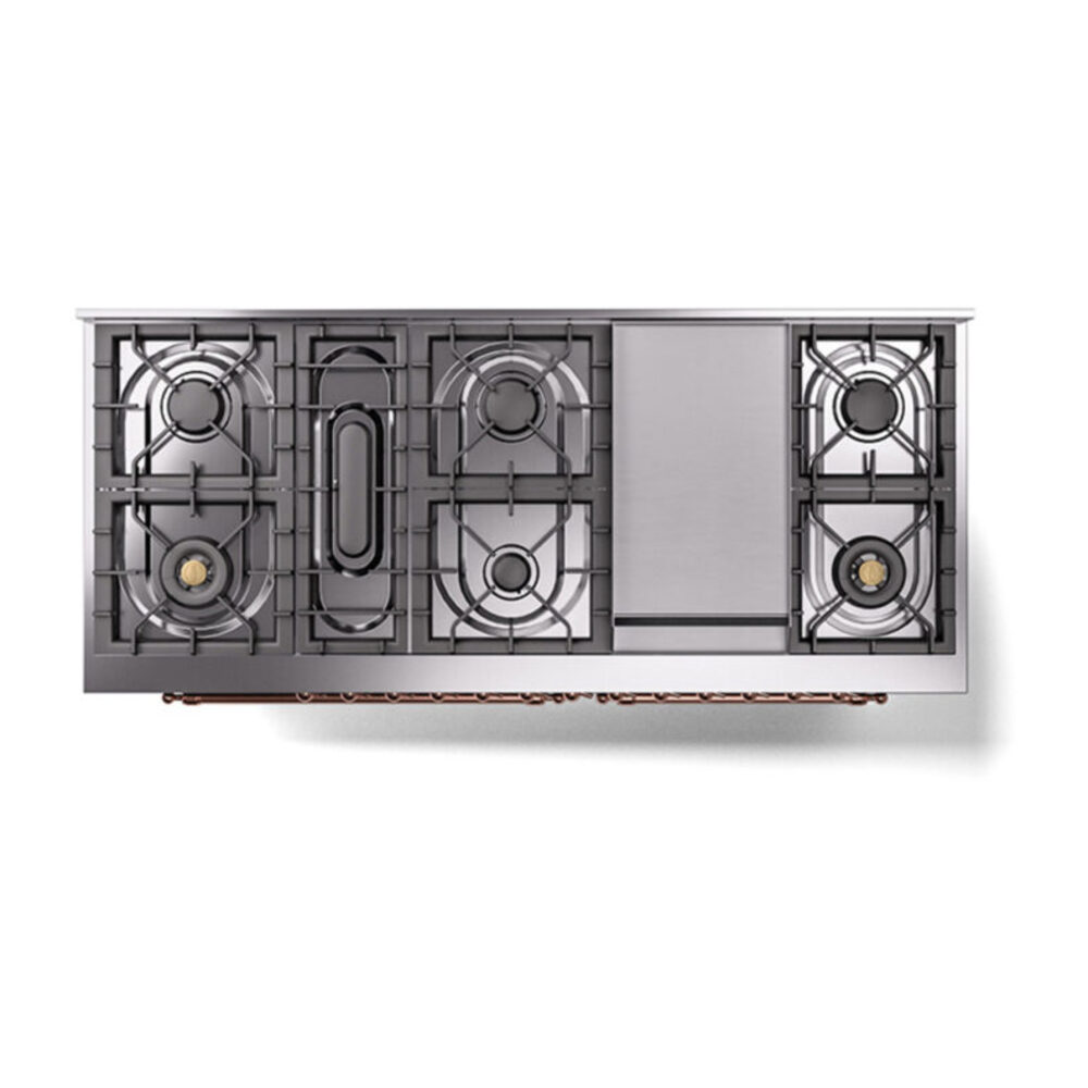 ILVE_UN60FNMPMGPLP_Nostalgie_II_60"_Dual_Fuel_Range_top_view