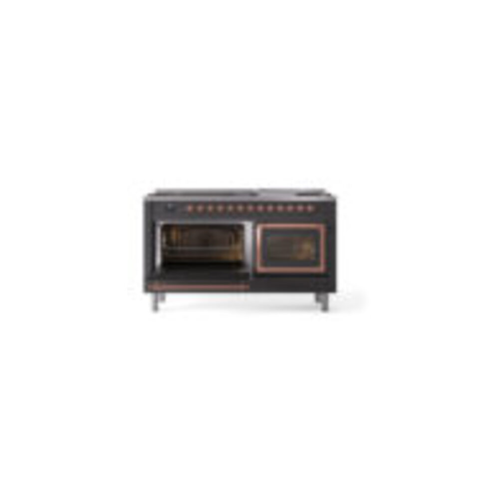 ILVE_UN60FNMPMGP_Nostalgie_II_60"_Dual_Fuel_Range_main_oven_door_opened
