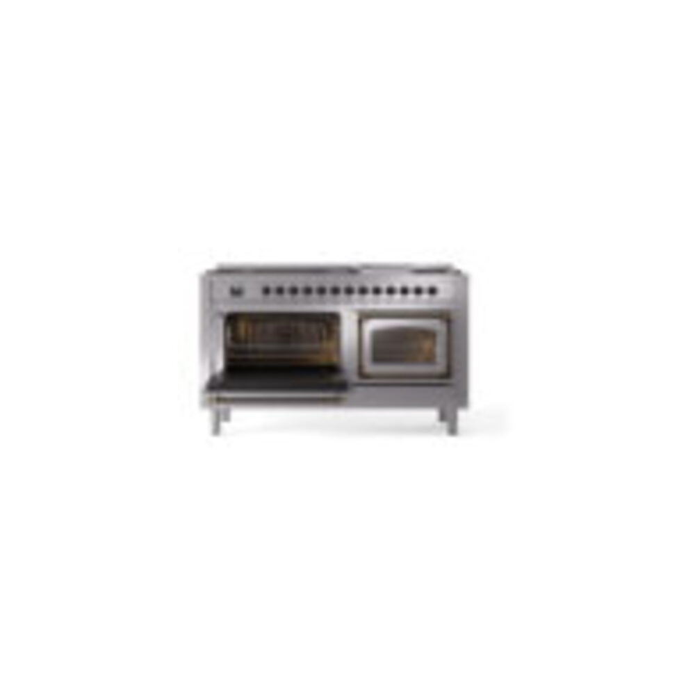 ILVE_UN60FNMPSSBLP_Nostalgie_II_60"_Dual_Fuel_Range_main_oven_door_opened