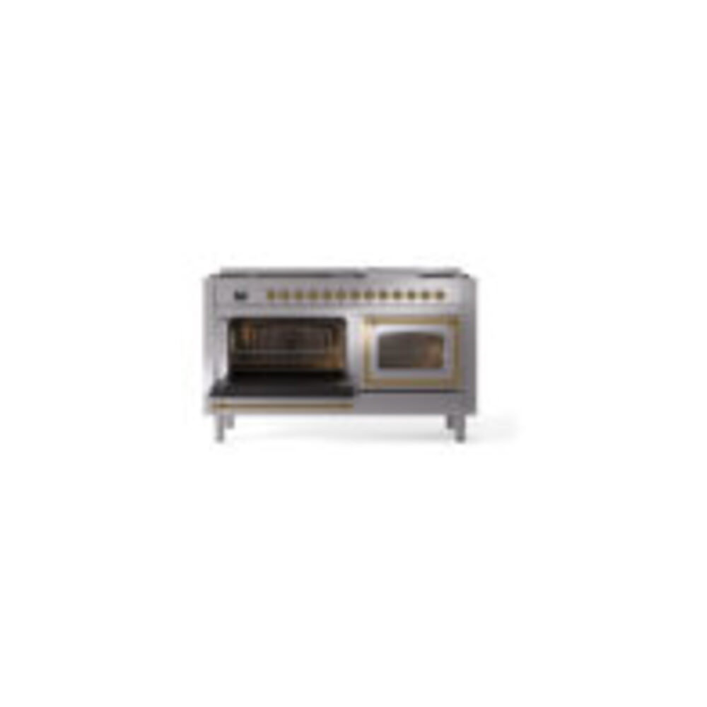 ILVE_UN60FNMPSSGLP_Nostalgie_II_60"_Dual_Fuel_Range_main_oven_door_opened