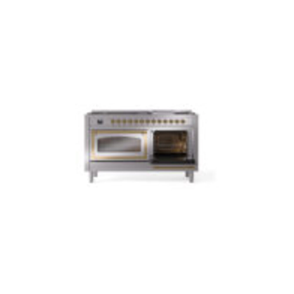 ILVE_UN60FNMPSSG_Nostalgie_II_60"_Dual_Fuel_Range_side_oven_door_opened