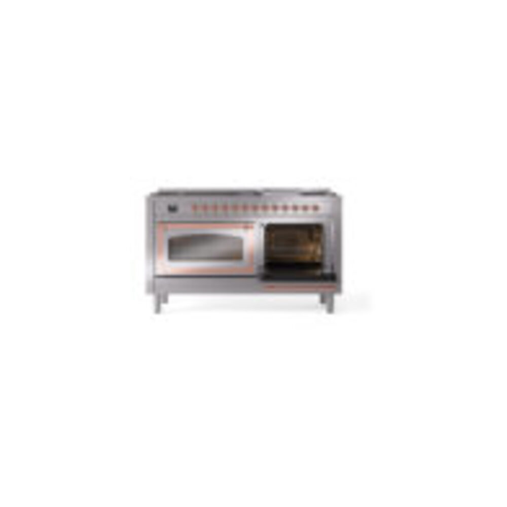 ILVE_UN60FNMPSSP_Nostalgie_II_60"_Dual_Fuel_Range_side_oven_door_opened