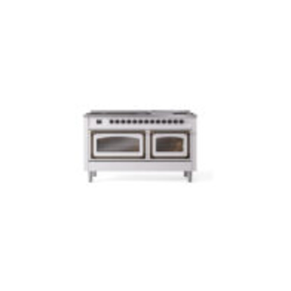 ILVE_UN60FNMPWHBLP_Nostalgie_II_60"_Dual_Fuel_Range_front_view