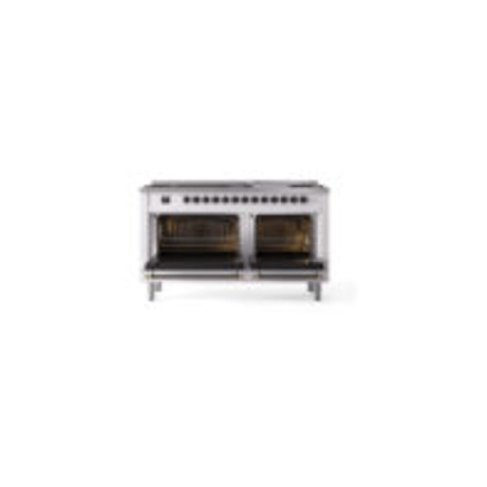 ILVE_UN60FNMPWHBLP_Nostalgie_II_60"_Dual_Fuel_Range_oven_door_opened