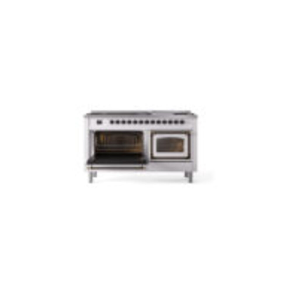 ILVE_UN60FNMPWHBLP_Nostalgie_II_60"_Dual_Fuel_Range_main_oven_door_opened
