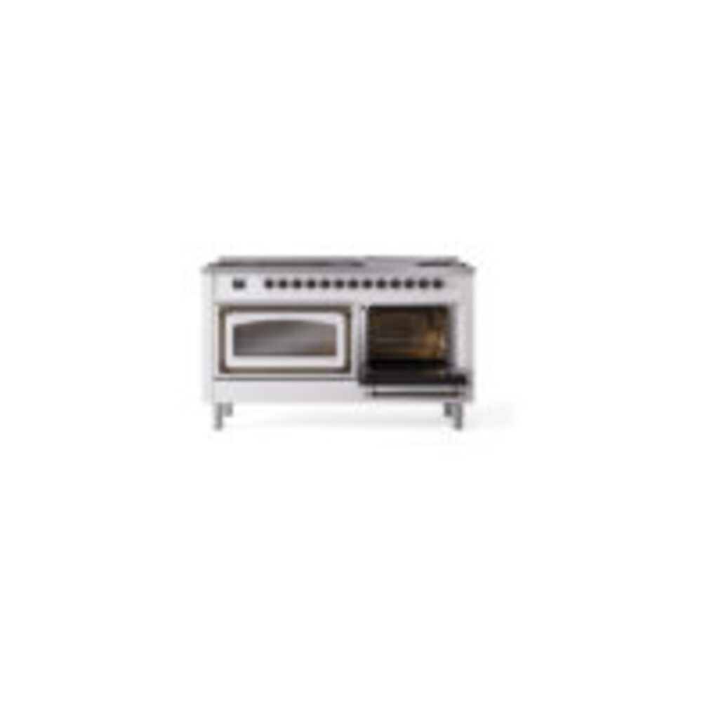 ILVE_UN60FNMPWHBLP_Nostalgie_II_60"_Dual_Fuel_Range_side_oven_door_opened